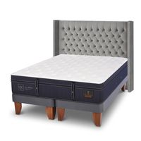 Cama Europea G Premium 2 Plazas + Respaldo