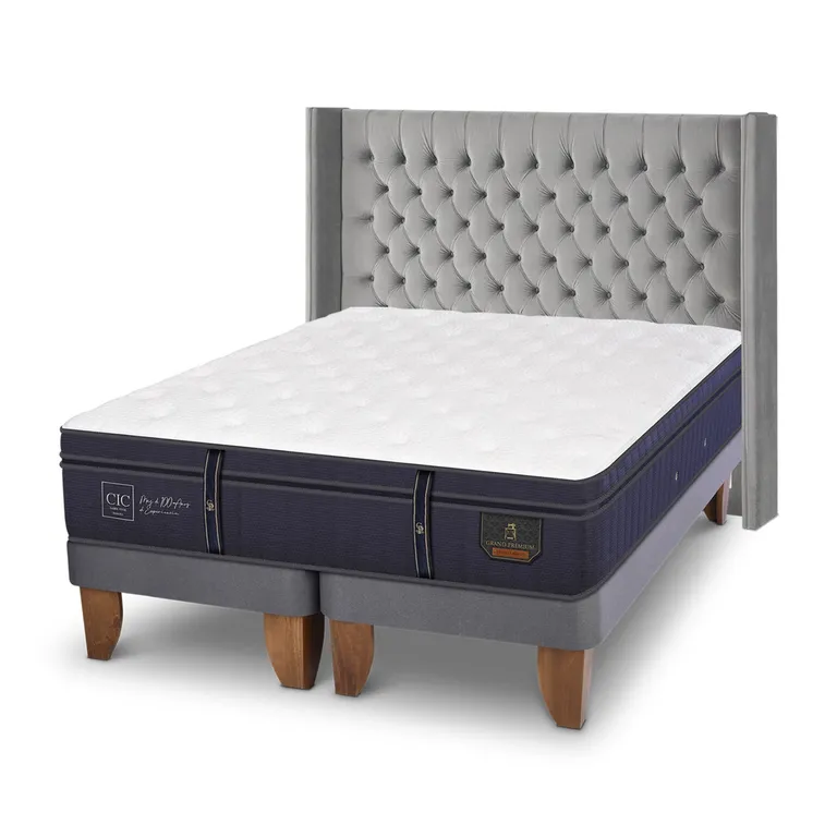 CIC Cama Europea G Premium King + Respaldo
