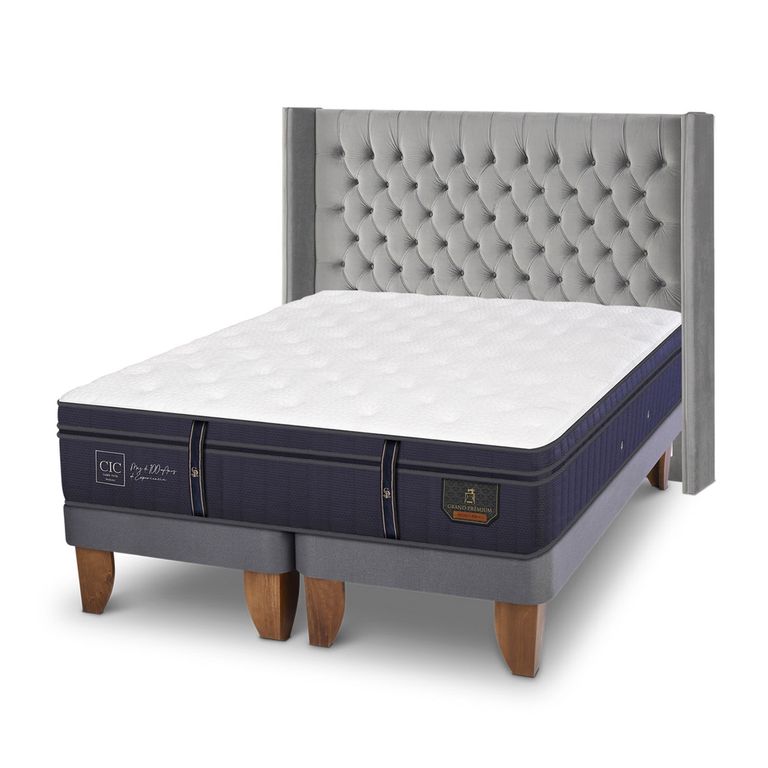 CIC Cama Europea G Premium Super King + Respaldo