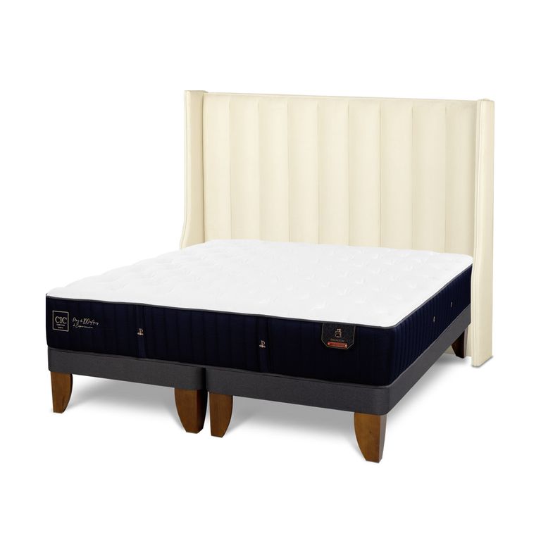 CIC Cama Europea Premium King + Respaldo