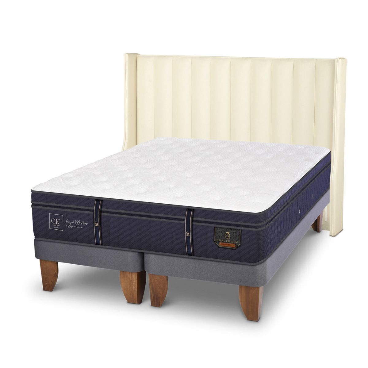 CIC - Cama Europea G Premium Super King + Respaldo Cic