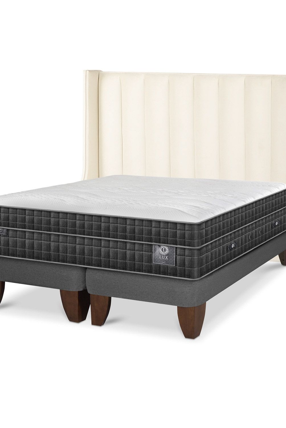 CIC - Cama Europea Lux 2 Plazas + Respaldo Cic