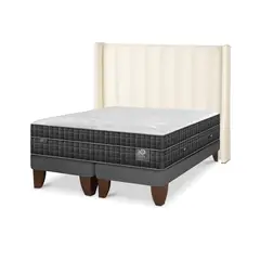 CIC - Cama Europea Lux 2 Plazas + Respaldo