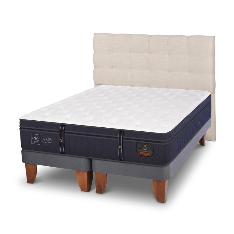 CIC Cama Europea G Premium Super King + Respaldo