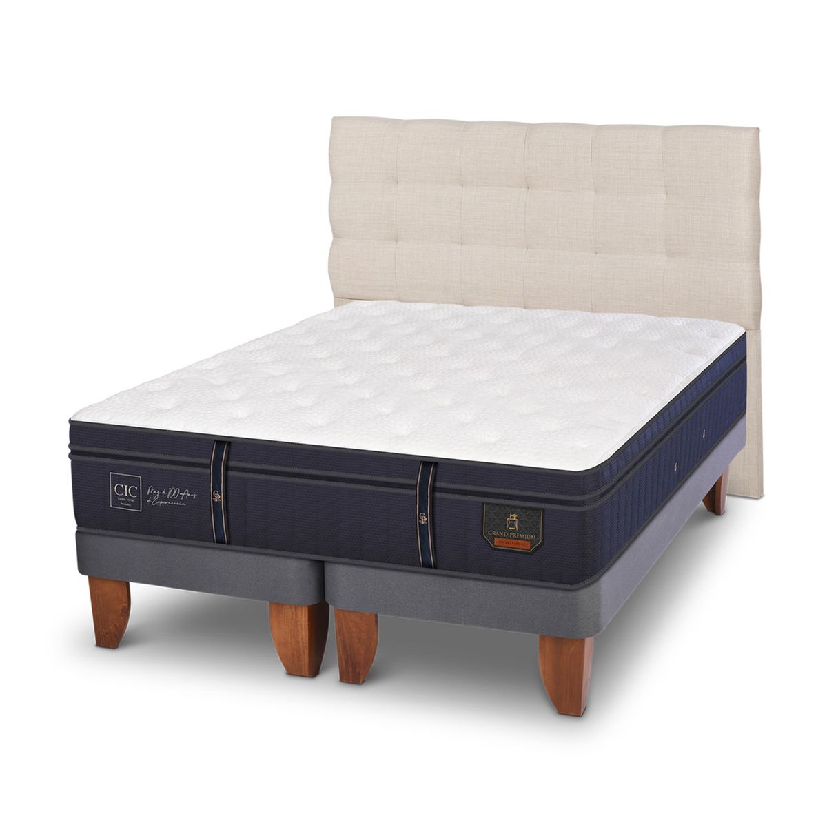 CIC - Cama Europea G Premium Super King + Respaldo Cic