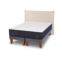 Cama Europea G Premium 2 Plazas + Respaldo