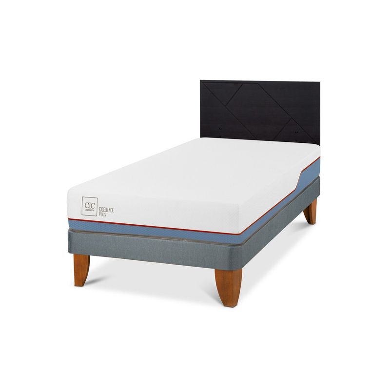 CIC - Camas Europeas Excellence Plus 1.5 Plazas + Respaldo Cic