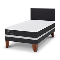 Cama Europea Ortopedic 1.5 Plazas + Respaldo