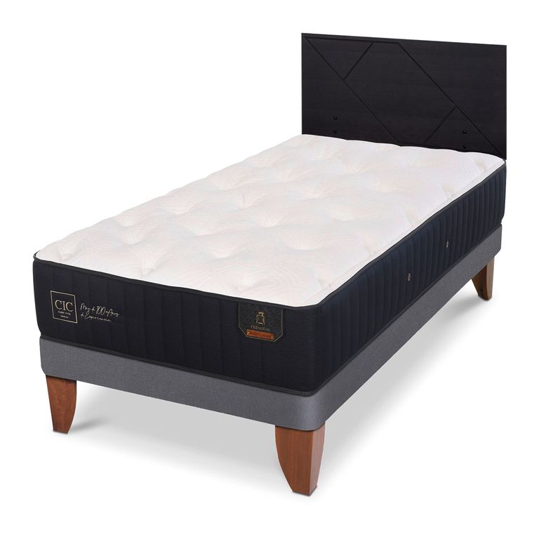CIC Camas Europeas Premium 1.5 Plazas + Respaldo