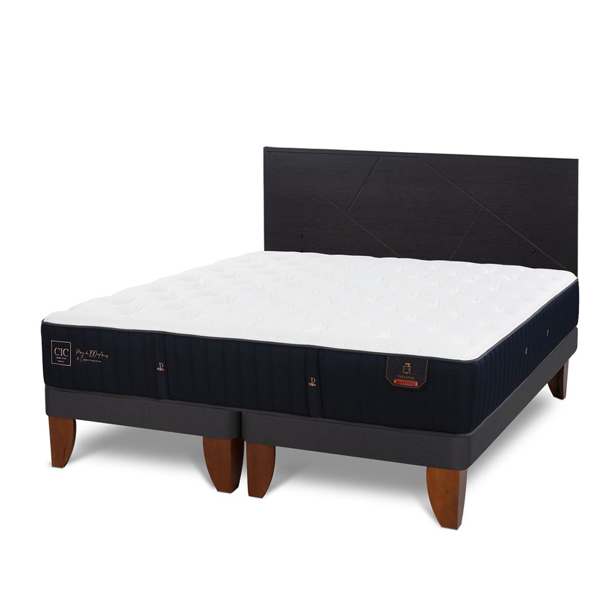 CIC - Camas Europeas Premium King + Respaldo Cic