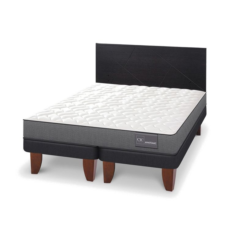 CIC Cama Europea Anatomic 2 Plazas + Respaldo