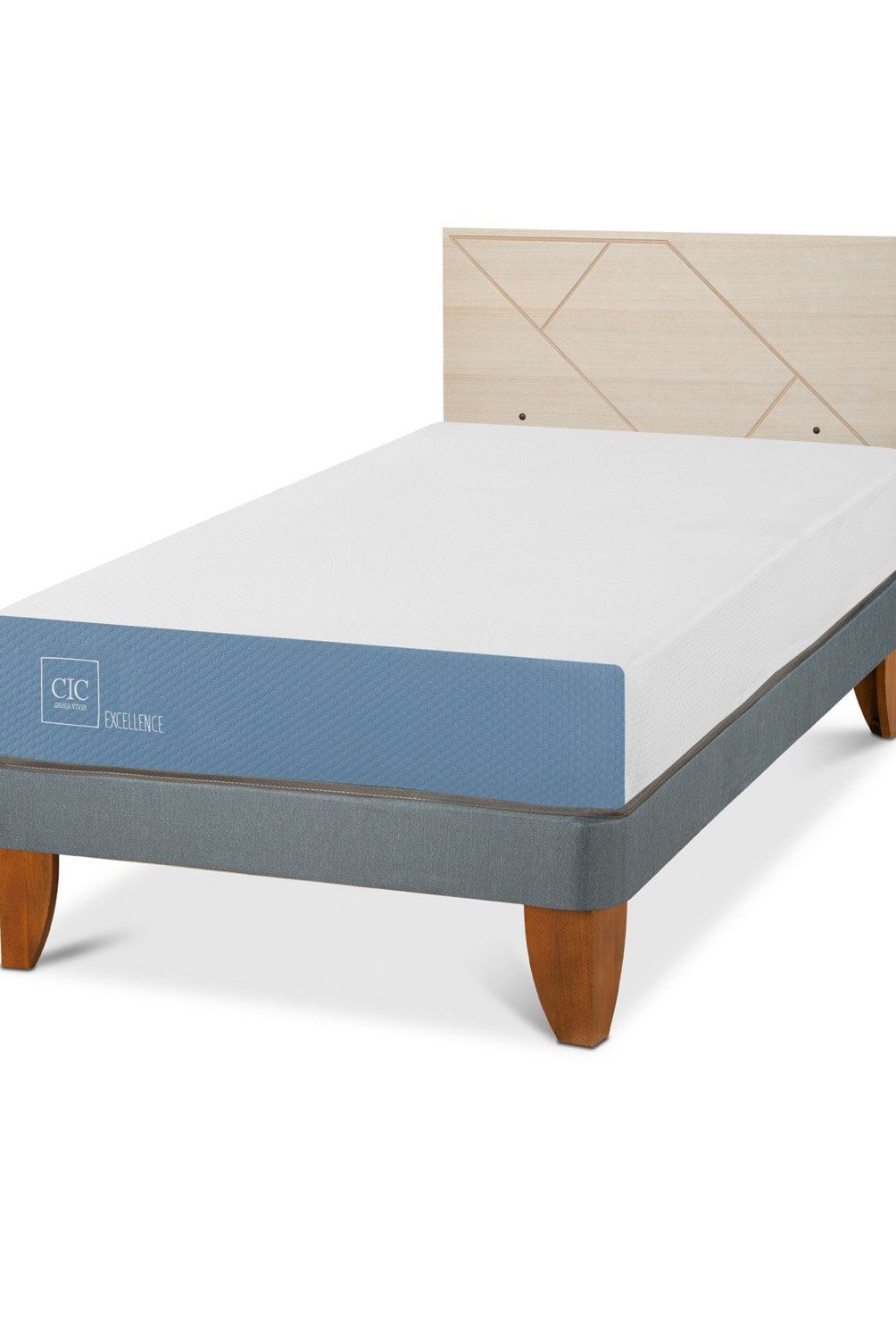CIC - Camas Europeas Excellence 1.5 Plazas + Respaldo Cic