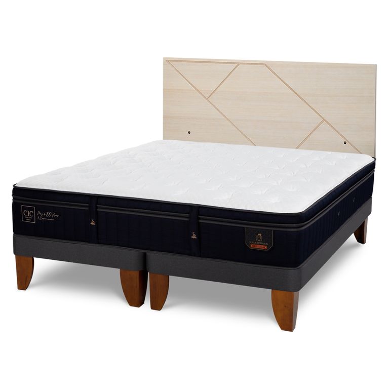CIC Camas Europeas Premium 2 Plazas + Respaldo