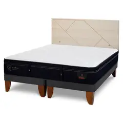 CIC - Camas Europeas Premium 2 Plazas + Respaldo