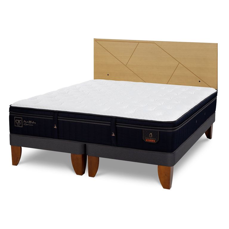 CIC Camas Europeas Premium 2 Plazas + Respaldo
