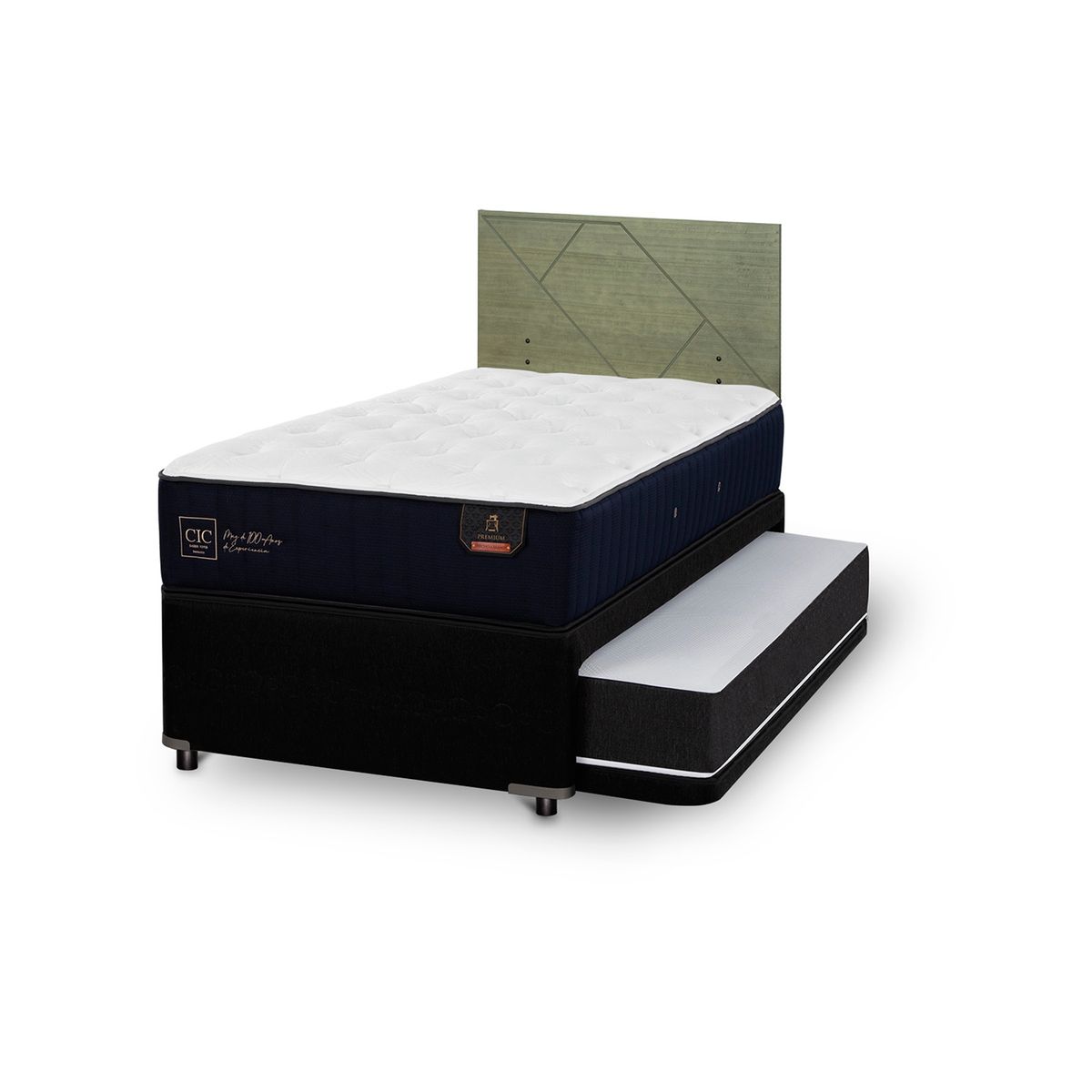 CIC - Camas Funcionales Premium 1.5 Plazas + Respaldo Cic