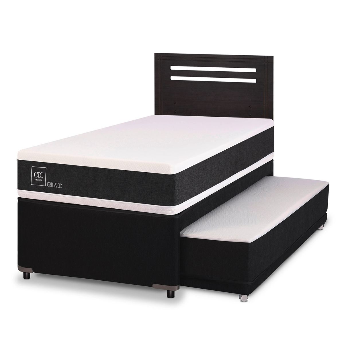 CIC - Camas Funcionales Ortopedic 1.5 Plazas + Respaldo Cic