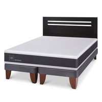 Cama Europea Ortopedic 2 Plazas + Respaldo