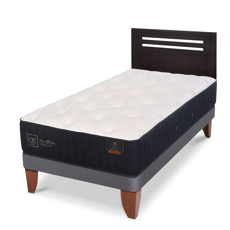 CIC Camas Europeas Premium 1.5 Plazas + Respaldo