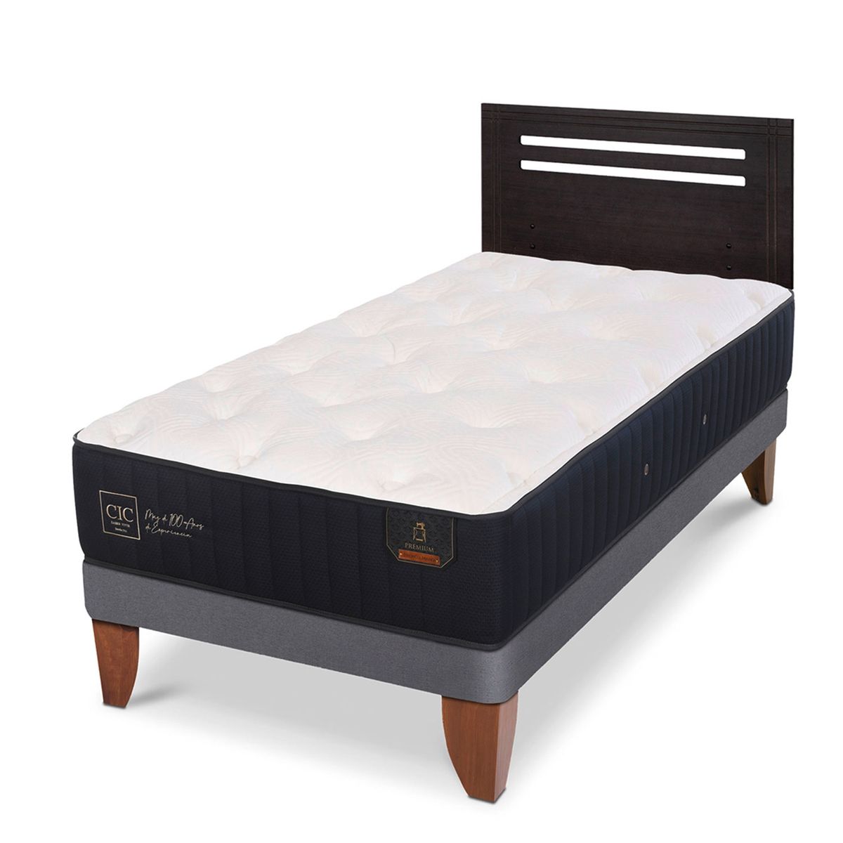 CIC - Camas Europeas Premium 1.5 Plazas + Respaldo Cic