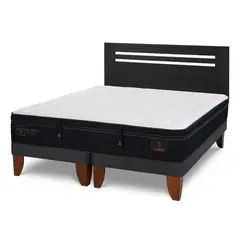 CIC - Camas Europeas Premium 2 Plazas + Respaldo