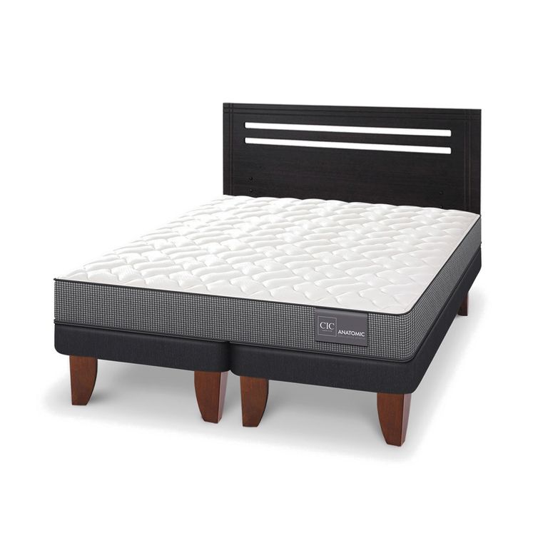CIC Cama Europea Anatomic 2 Plazas + Respaldo