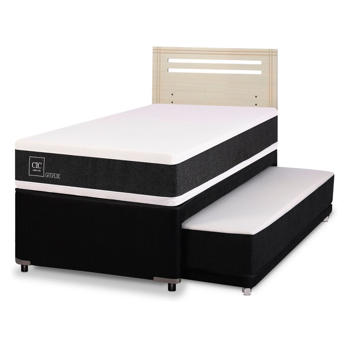 CIC - Camas Funcionales Ortopedic 1.5 Plazas + Respaldo Cic