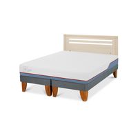 Cama Europea Excellence Plus 2 Plazas + Respaldo