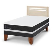 Cama Europea Ortopedic 1.5 Plazas + Respaldo