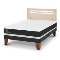 Cama Europea Ortopedic 2 Plazas + Respaldo