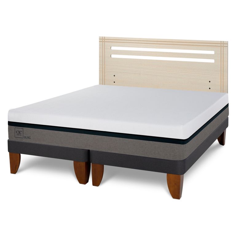 CIC Camas Europeas Balance 2 Plazas + Respaldo