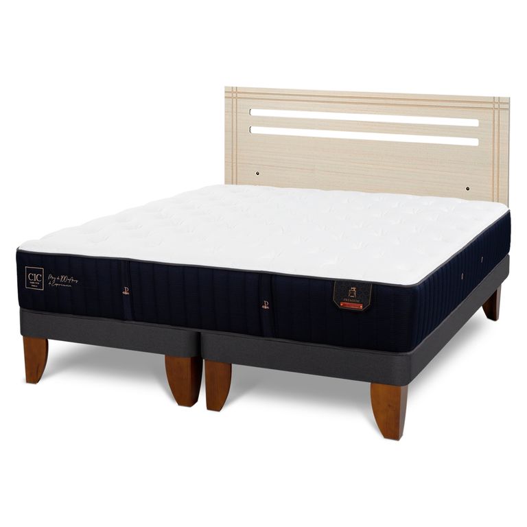 CIC Camas Europeas Premium 2 Plazas + Respaldo