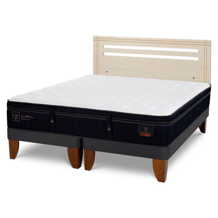 CIC Camas Europeas Premium 2 Plazas + Respaldo