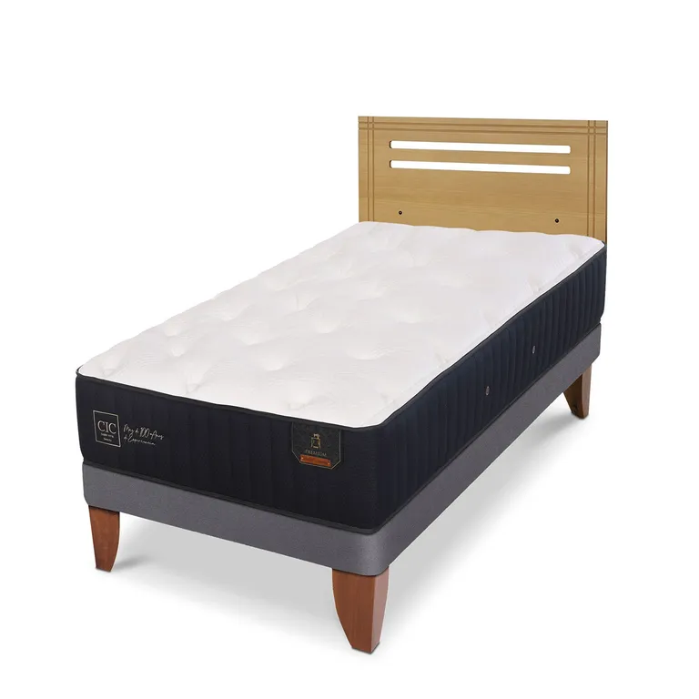 CIC Camas Europeas Premium 1.5 Plazas + Respaldo