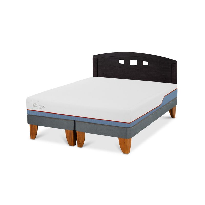 CIC - Camas Europeas Excellence Plus 2 Plazas + Respaldo Cic