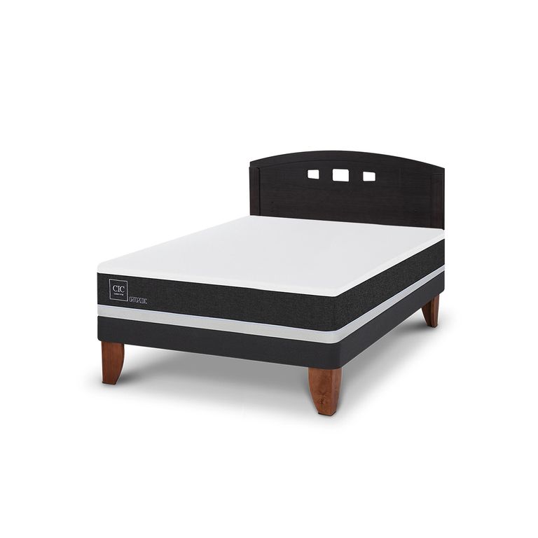 CIC Cama Europea Ortopedic 2 Plazas + Respaldo