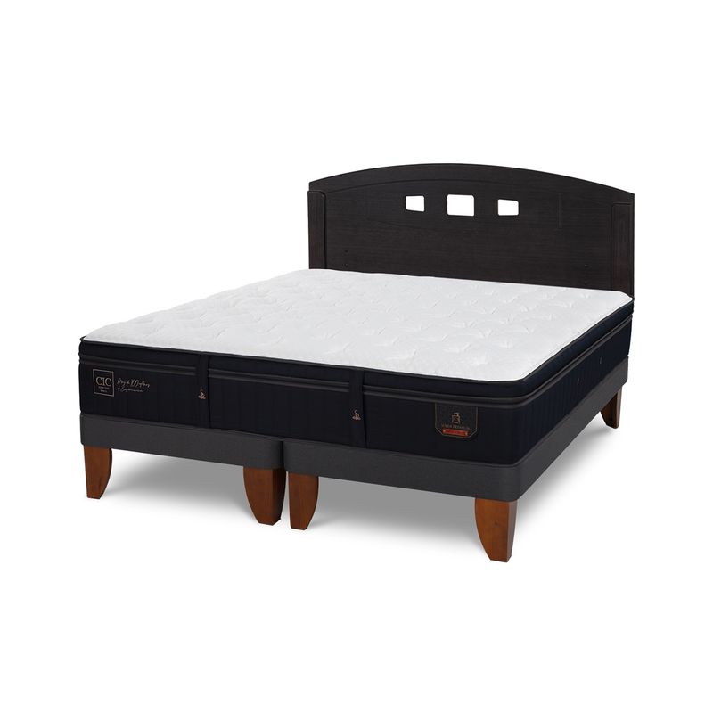 CIC - Camas Europeas Premium 2 Plazas + Respaldo Cic