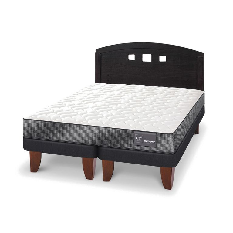 CIC Cama Europea Anatomic 2 Plazas + Respaldo