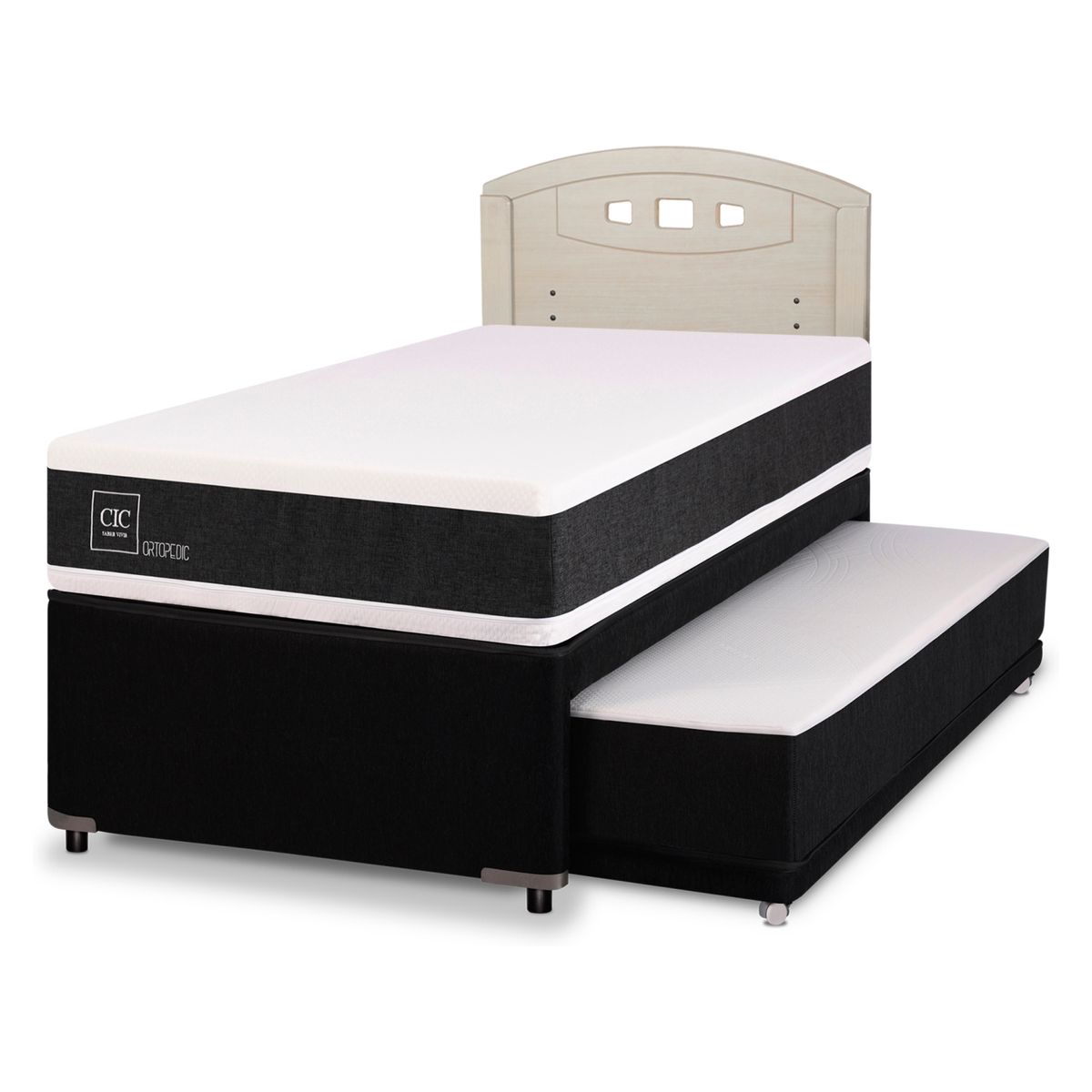 CIC - Camas Funcionales Ortopedic 1.5 Plazas + Respaldo Cic