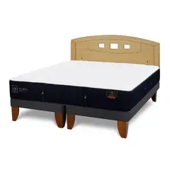 CIC - Camas Europeas Premium 2 Plazas + Respaldo