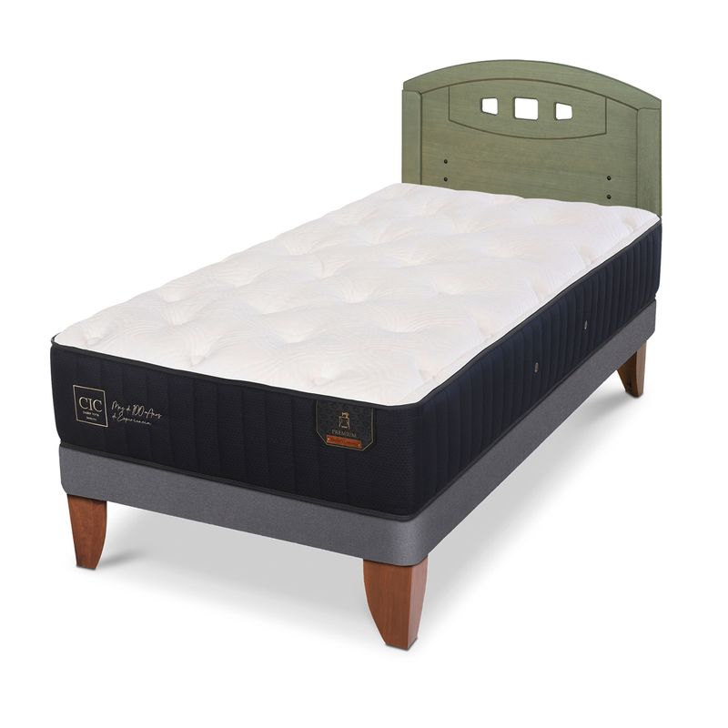 CIC - Camas Europeas Premium 1.5 Plazas + Respaldo Cic