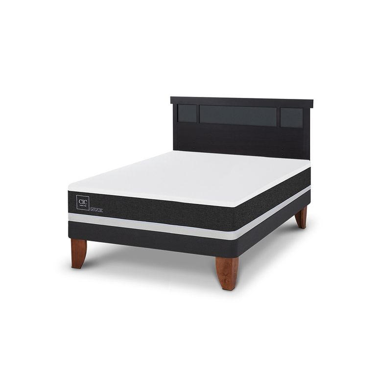 CIC Cama Europea Ortopedic 2 Plazas + Respaldo