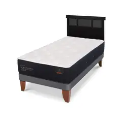 CIC - Cama Europea Premium 1.5 Plazas + Respaldo