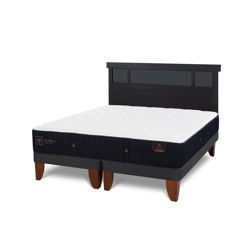 CIC - Cama Europea Premium King + Respaldo Cic