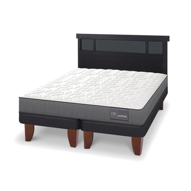 CIC Cama Europea Anatomic 2 Plazas + Respaldo