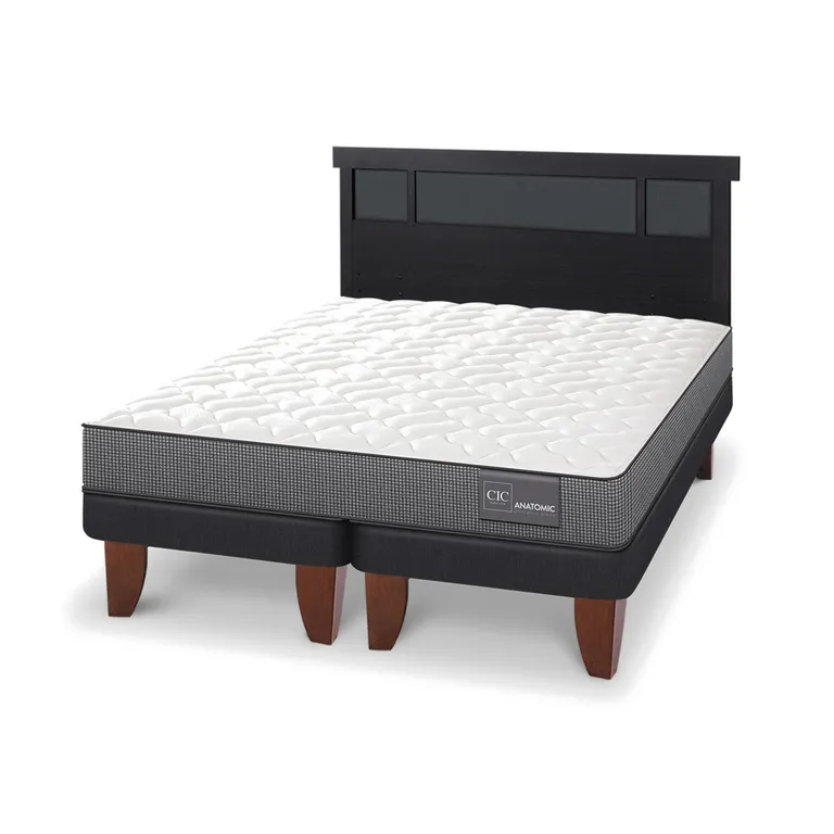 CIC Cama Europea Anatomic King + Respaldo