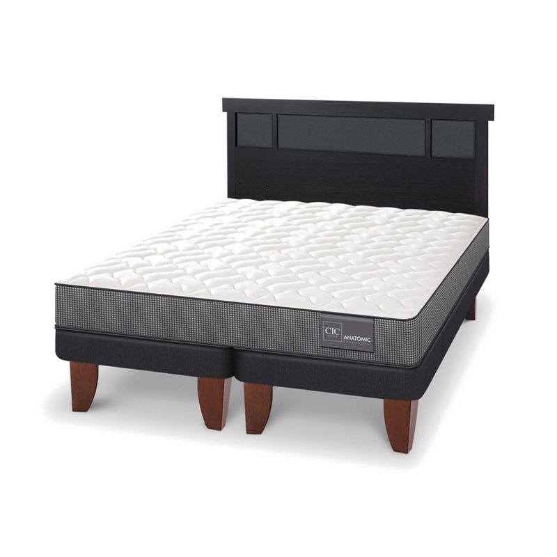 CIC - Cama Europea Anatomic King + Respaldo Cic