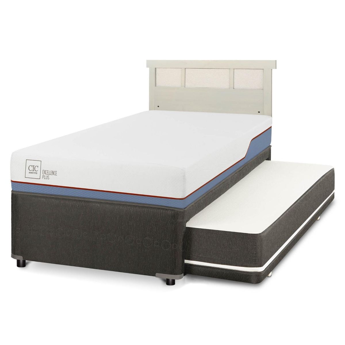 CIC - Diván ExCama EuropeallenCama Europea Plus 1.5 Plazas + Respaldo Cic