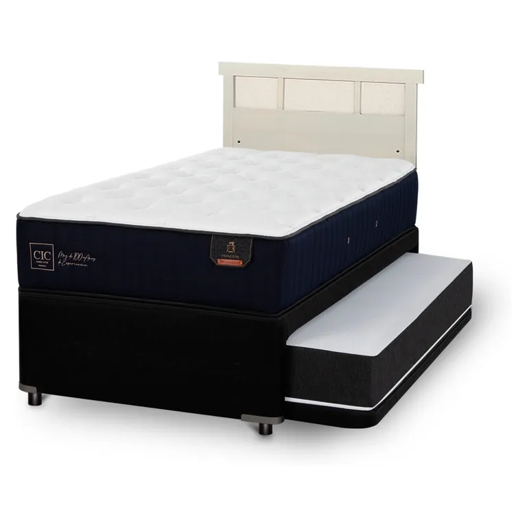 Cama Nido Premium 1.5 plazas x 2.00 mt + Respaldo