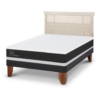 Cama Europea Ortopedic 2 Plazas + Respaldo
